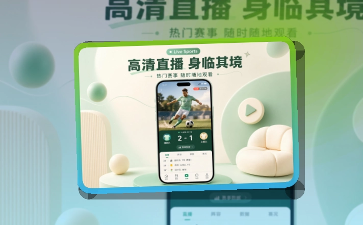 移动观赛入口 · 手机赛事中心 · 网页补充更灵活界面展示